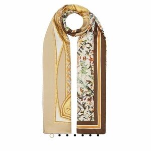 NWT BURBERRY Montage Print 100% Silk Scarf Unisex